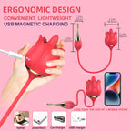 Rose Dual Stimulation Vibrator