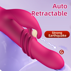 Thrusting & Vibrating Rabbit Vibrator | Auto Retractable, G-Spot & Clitoral Stimulation, Waterproof