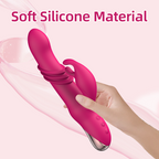 Thrusting & Vibrating Rabbit Vibrator | Auto Retractable, G-Spot & Clitoral Stimulation, Waterproof