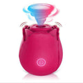 Rose Suction Vibrator  – 10 Modes, Waterproof, Magnetic Charging