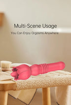 Rose Thrusting, Rotating Beads & Vibrating Massager