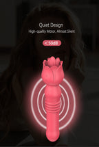 Rose Thrusting, Rotating Beads & Vibrating Massager