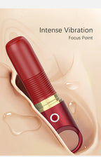 Rechargeable Thrusting Bullet Vibrator – 10 Modes, Waterproof, Compact Design