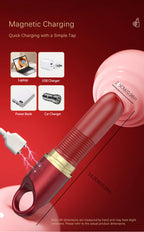 Rechargeable Thrusting Bullet Vibrator – 10 Modes, Waterproof, Compact Design