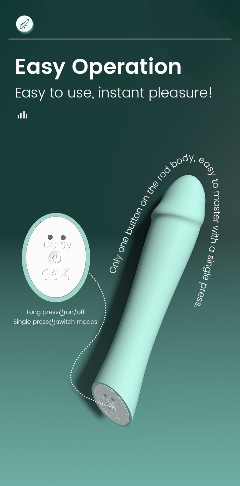 G-Spot Vibrator – 7 Modes, Ultra-Quiet, Waterproof, Rechargeable Silicone