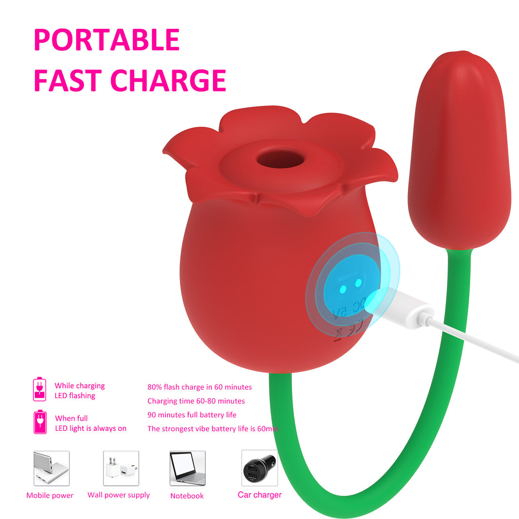 2-in-1 Suction & Vibrator – Powerful Clitoral Stimulation with Vibration Modes
