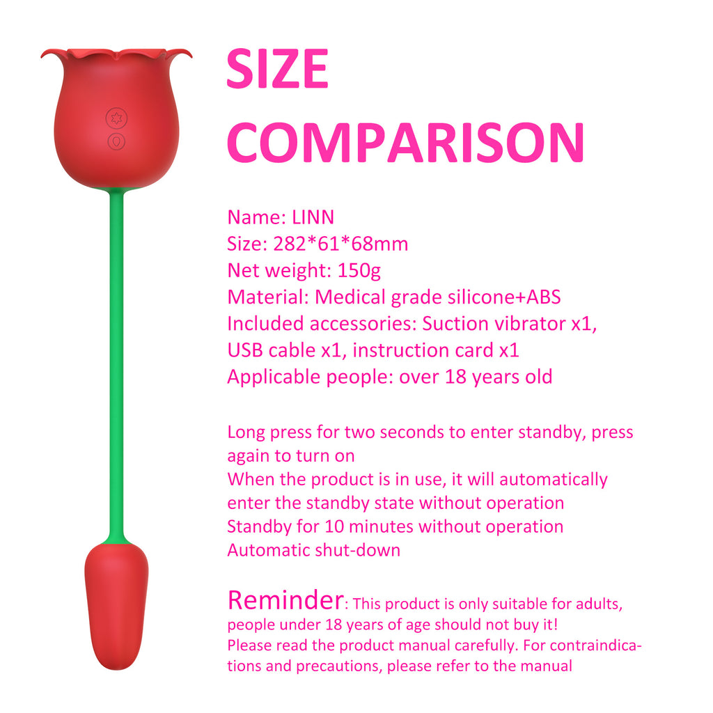 2-in-1 Suction & Vibrator – Powerful Clitoral Stimulation with Vibration Modes