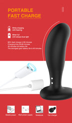 Rechargeable Vibrating Plug – 8200RPM Power, Ultra-Quiet, Waterproof, Remote Control