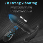 Remote Control Vibrating Plug – 10 Modes, Waterproof, Rechargeable, Ergonomic Design