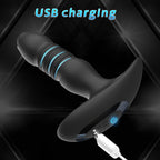 Remote Control Vibrating Plug – 10 Modes, Waterproof, Rechargeable, Ergonomic Design