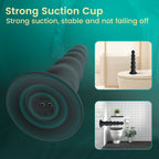 App-Control Rechargeable Silicone Plug – 9 Vibrations, Waterproof, Suction Base