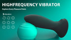 App-Control Rechargeable Silicone Plug – 9 Modes, Waterproof, Suction Base
