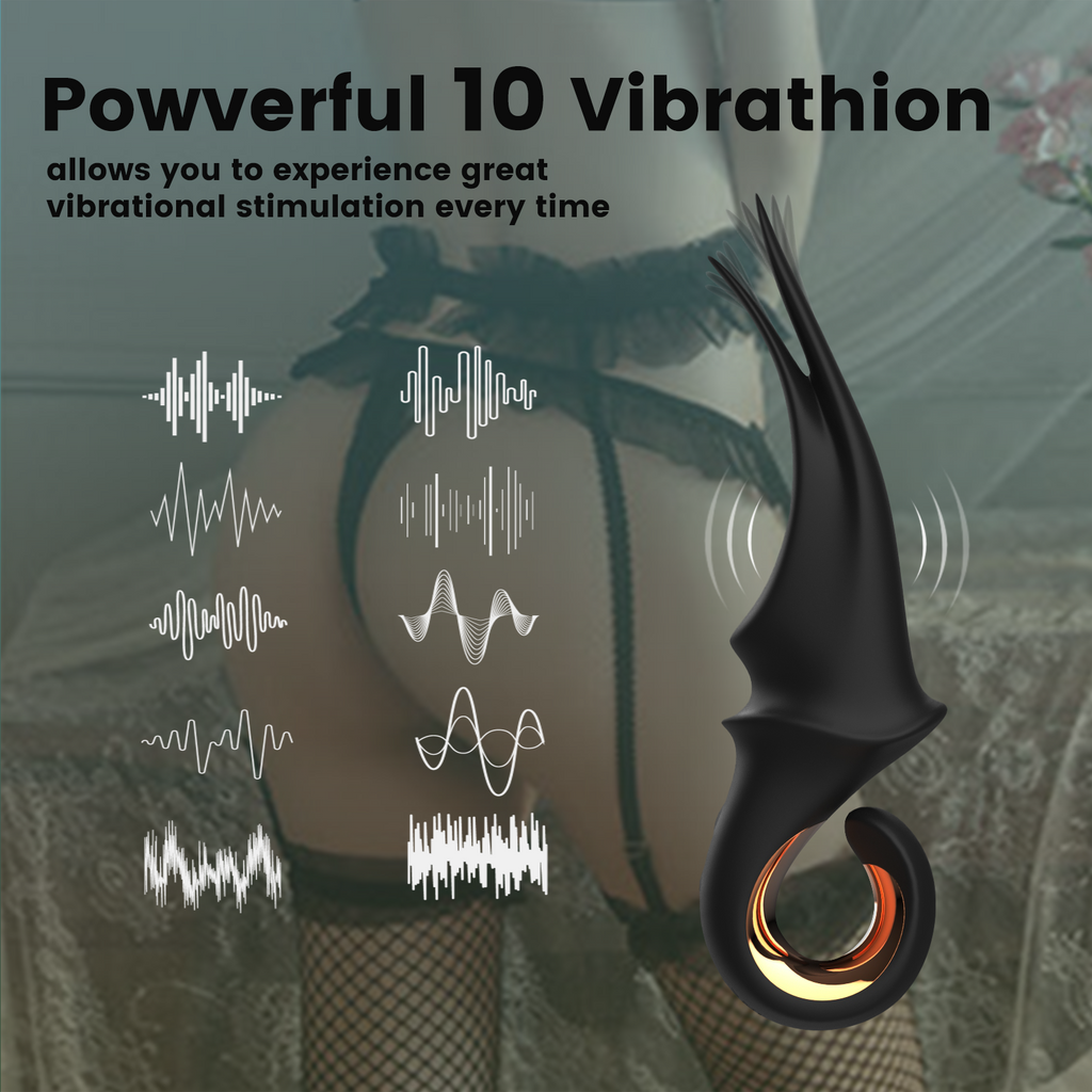 10-Mode Vibrating Prostate Massager | Ultra-Quiet, Waterproof, USB Rechargeable