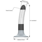 Flexible Silicone Dildo with Suction Cup | Soft Feel, Curved Design, Stable Base, Dual-Tone Finish