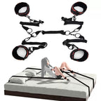 Floral Bondage Restraint Set – Bed Straps with Hand & Ankle Cuffs