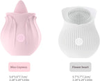 Rose Tongue Licking Vibrator with 10 Modes – Waterproof Silicone Massager