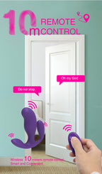 Remote Control Prostate & G-Spot Vibrator – Triple Stimulation, 7 Modes, Ultra-Quiet & Waterproof