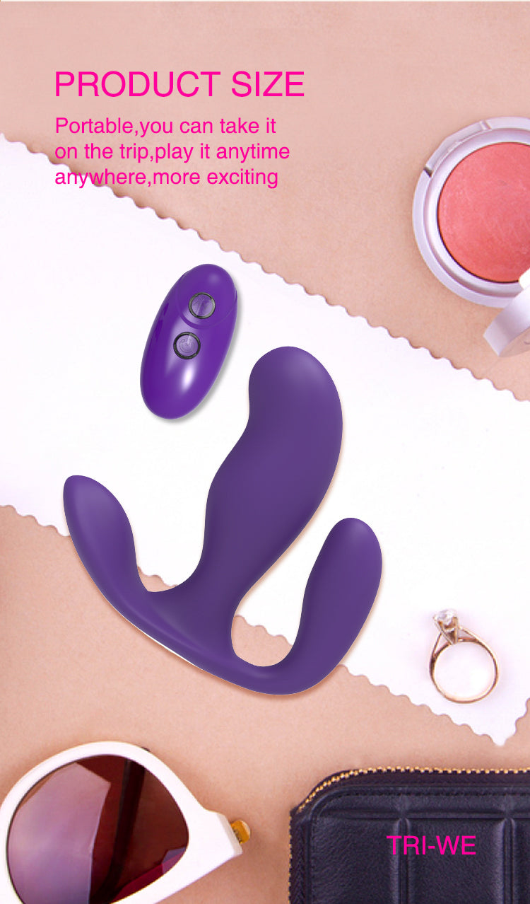 Remote Control Prostate & G-Spot Vibrator – Triple Stimulation, 7 Modes, Ultra-Quiet & Waterproof
