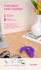 Remote Control Prostate & G-Spot Vibrator – Triple Stimulation, 7 Modes, Ultra-Quiet & Waterproof