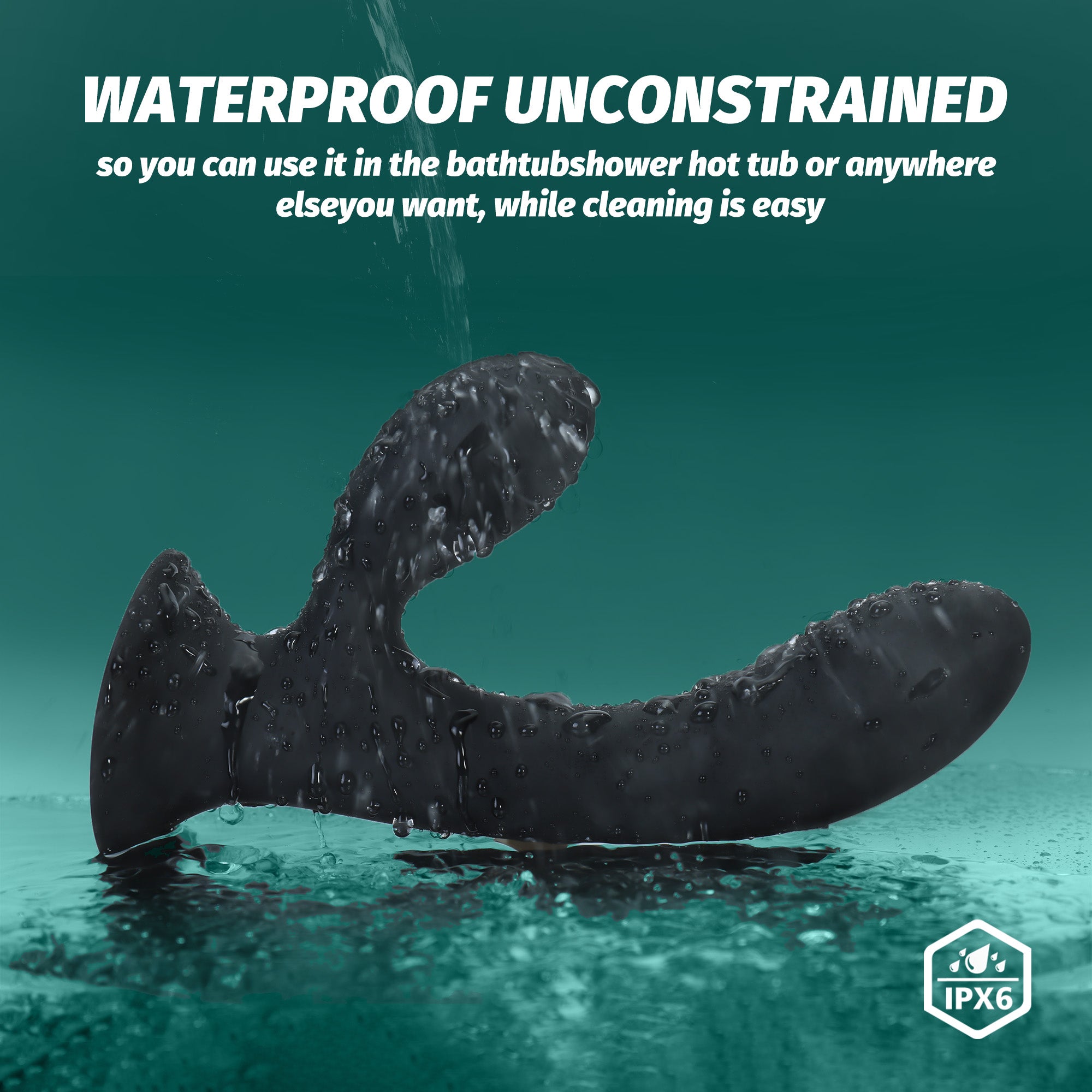 Prostate Massager Plug – 9 Modes, App Control, Waterproof, Silicone
