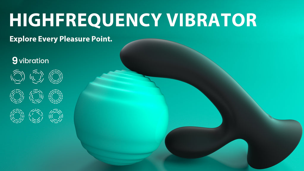 Prostate Massager Plug – 9 Modes, App Control, Waterproof, Silicone