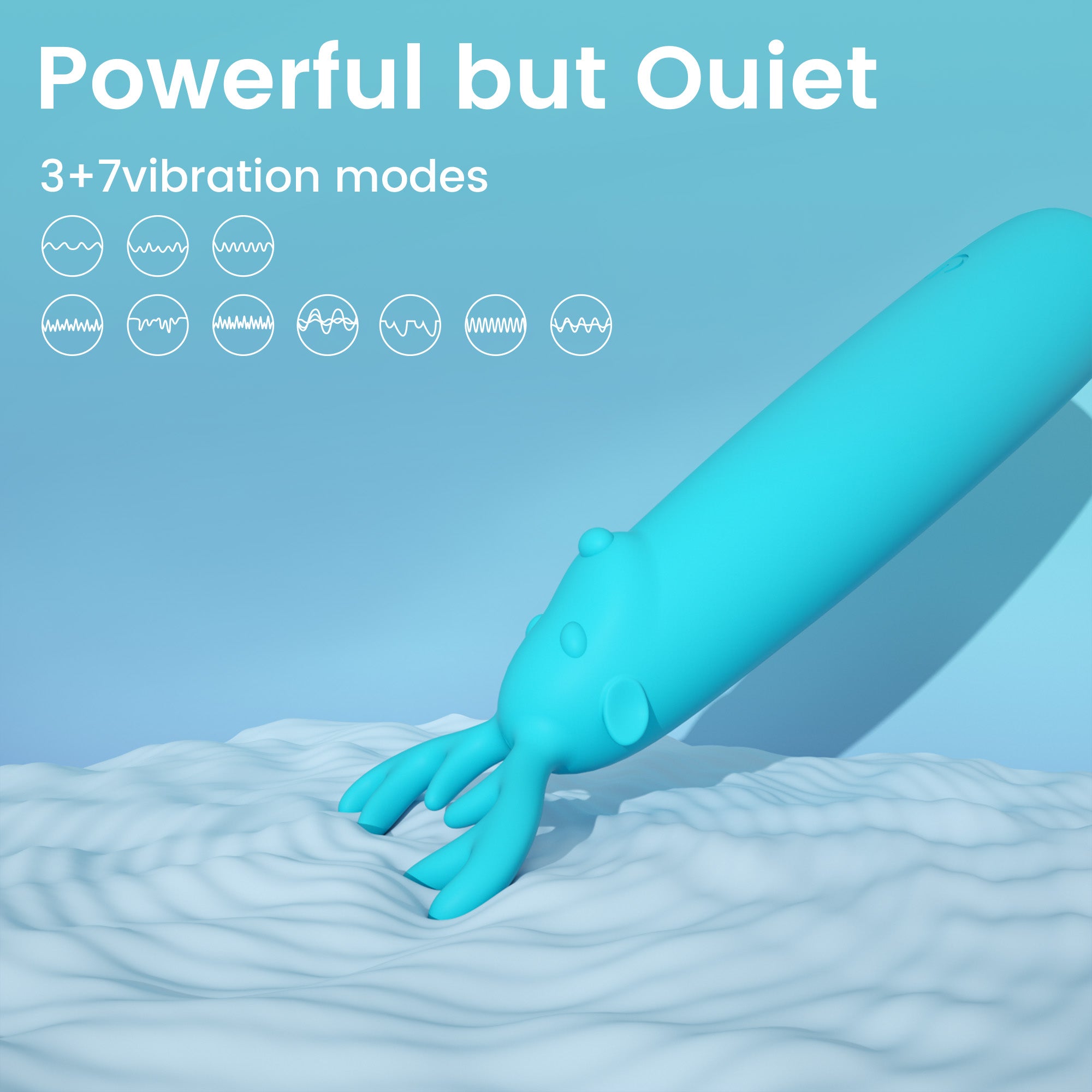 Deer Head Vibrator – 10 Modes, Quiet, Waterproof, Soft Silicone
