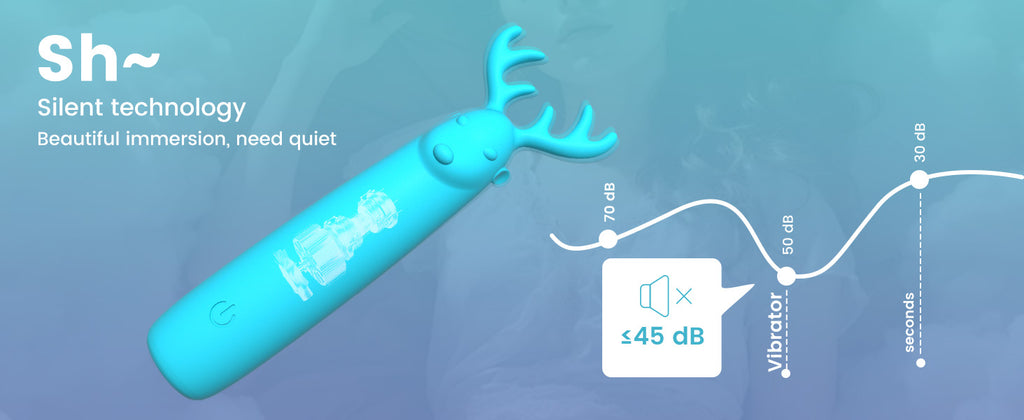 Deer Head Vibrator – 10 Modes, Quiet, Waterproof, Soft Silicone