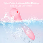 3-in-1 Heating Suction & Vibration Wand – 8 Modes Quiet Waterproof Silicone Massager