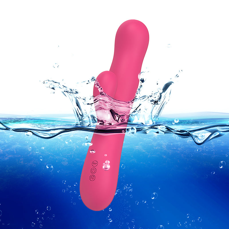 8 Vibration Rabbit Vibrator – Dual Motor G-Spot & Clitoral Stimulator, USB Rechargeable