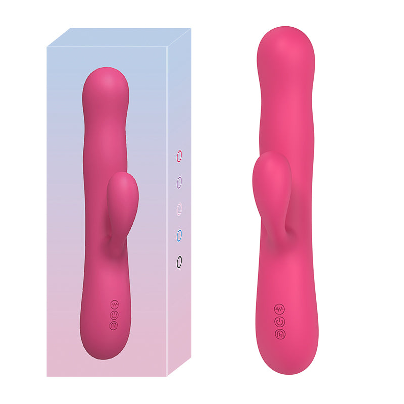 8 Vibration Rabbit Vibrator – Dual Motor G-Spot & Clitoral Stimulator, USB Rechargeable