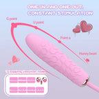 2-in-1 Suction & Vibrating Egg – Dual Stimulation G-Spot & Clitoral Massager, 10 Modes, Waterproof