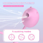 2-in-1 Suction & Vibrating Egg – Dual Stimulation G-Spot & Clitoral Massager, 10 Modes, Waterproof