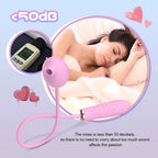 2-in-1 Suction & Vibrating Egg – Dual Stimulation G-Spot & Clitoral Massager, 10 Modes, Waterproof