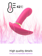 Wearable Remote Control Vibrator – G-Spot & Clitoral Dual Stimulator, Quiet Waterproof Design