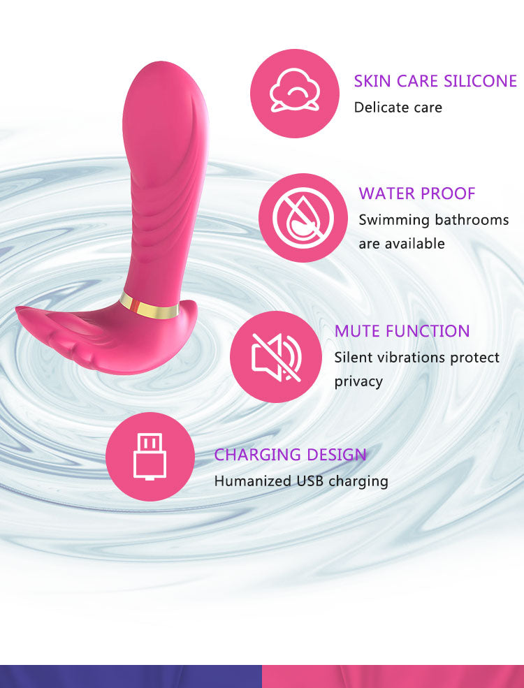 Wearable Remote Control Vibrator – G-Spot & Clitoral Dual Stimulator, Quiet Waterproof Design