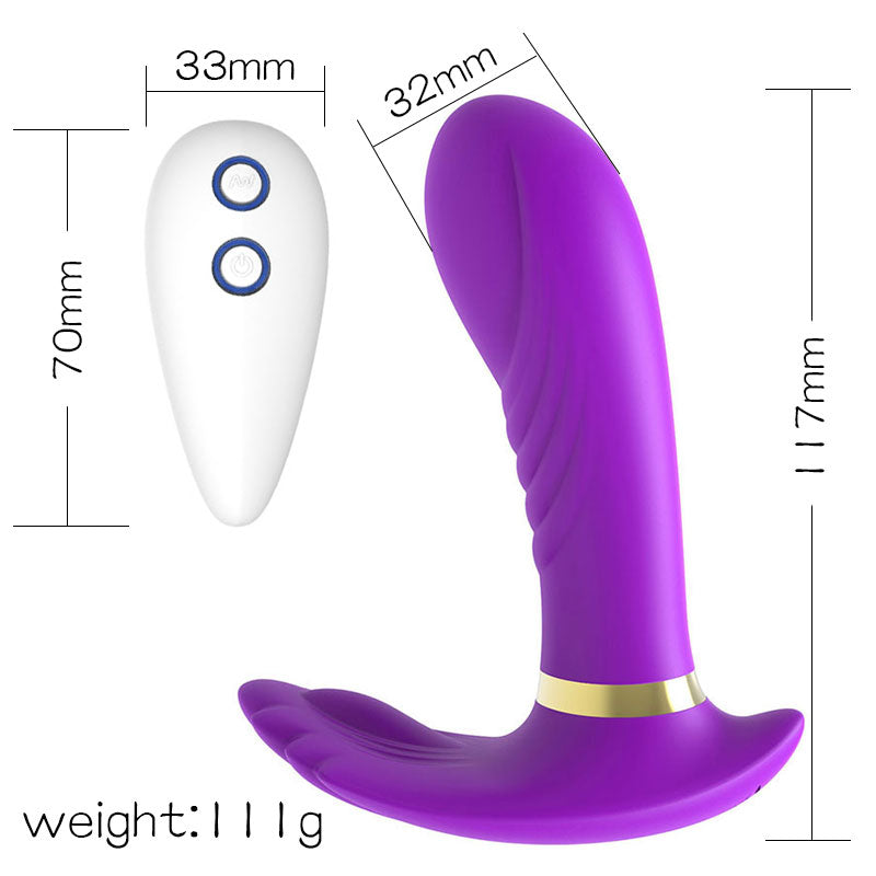 Wearable Remote Control Vibrator – G-Spot & Clitoral Dual Stimulator, Quiet Waterproof Design