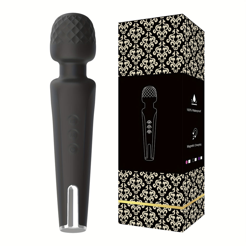 20 Modes Wand Vibrator – Powerful Body Massager with 3 Speeds, Magnetic Charging, Waterproof