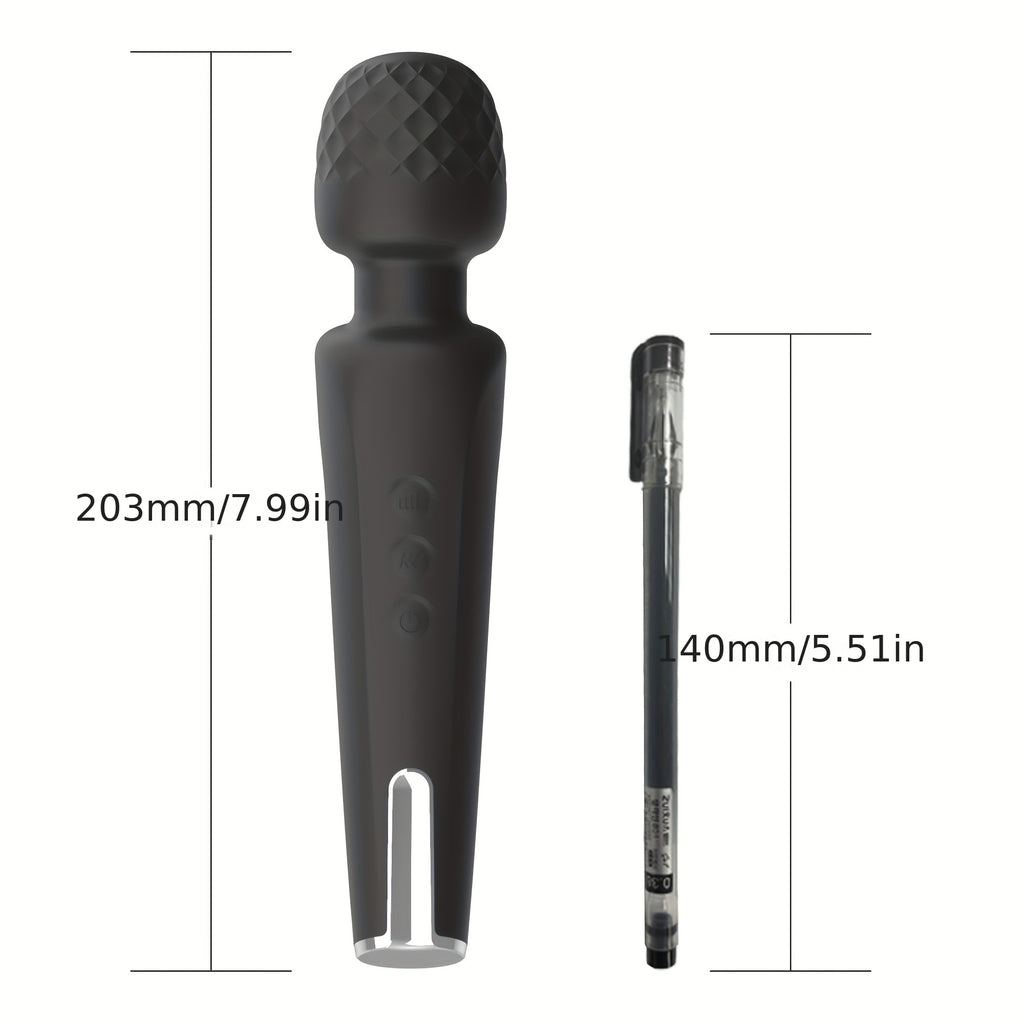20 Modes Wand Vibrator – Powerful Body Massager with 3 Speeds, Magnetic Charging, Waterproof