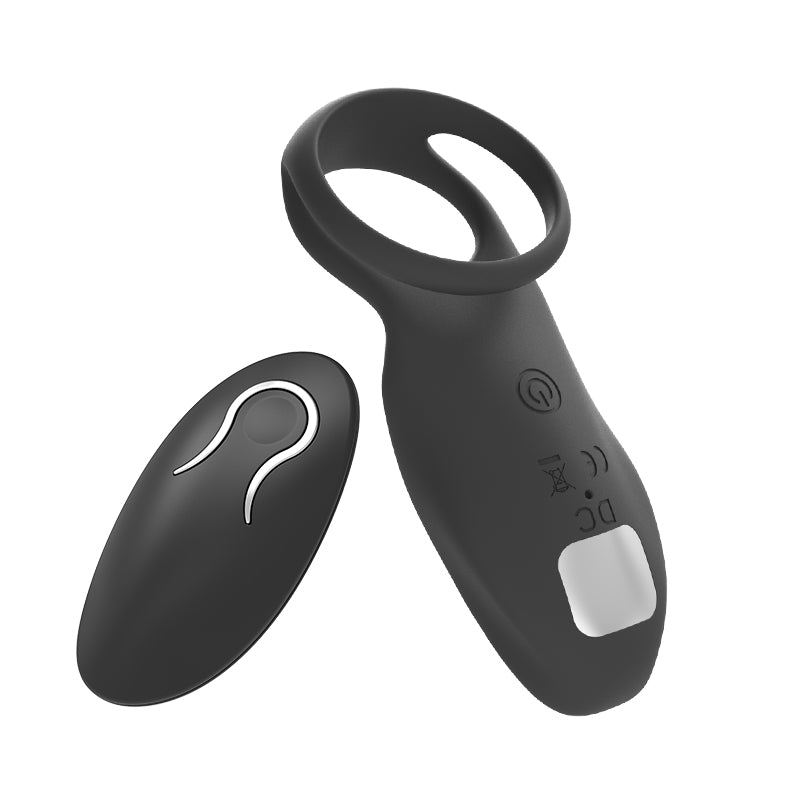 Remote Control Vibrating Cock Ring – 12 Modes Male Enhancer, Waterproof Delay Ring for Couples
