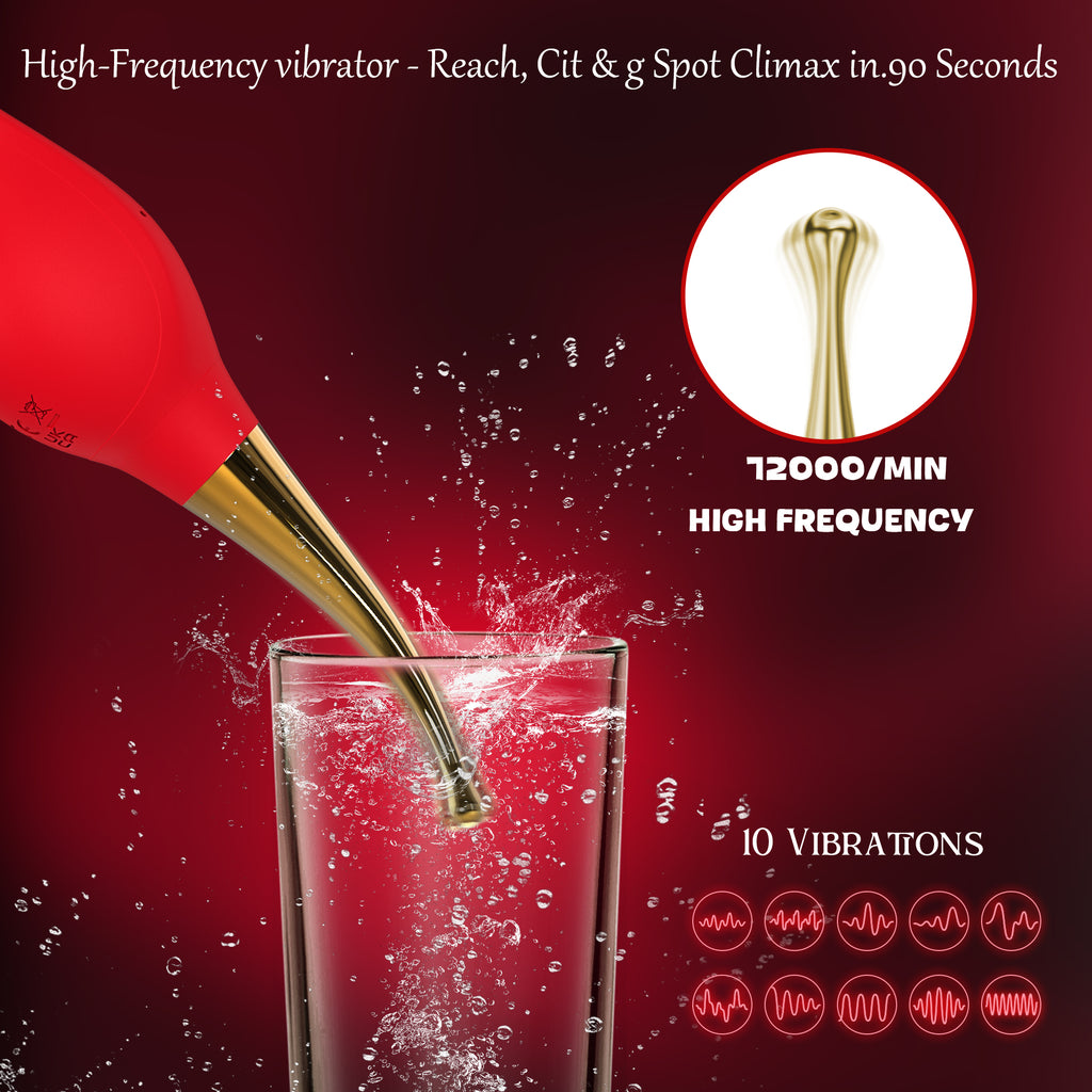10 Modes Tongue Licking & G-Spot Vibrator – High-Frequency Quiet Waterproof Massager