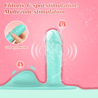 Hands-Free Ride-On Vibrator – Remote Control, 9 Modes Multi-Zone Stimulation, Waterproof