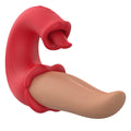 3-in-1 Oral Simulator Vibrator – Tongue Licking, G-Spot Stimulation & Clitoral Vibrations, Waterproof Silicone