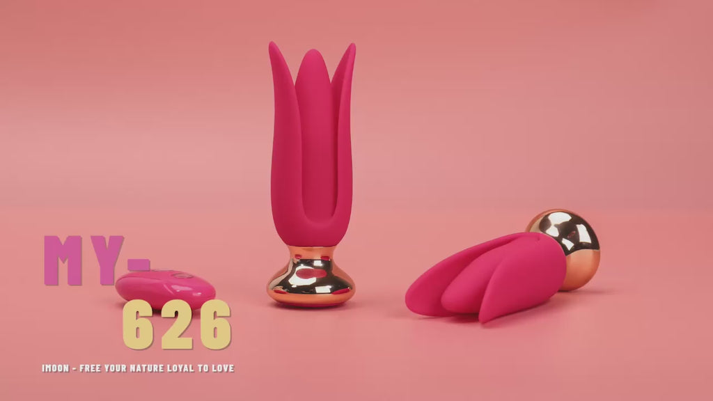 Luxury Tulip Vibrator with Remote Control – 10 Modes, Waterproof & Whisper-Quiet