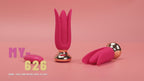 Luxury Tulip Vibrator with Remote Control – 10 Modes, Waterproof & Whisper-Quiet