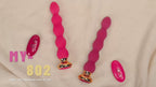 Luxury Beaded Vibrator with Remote Control – 10 Modes, Waterproof Silicone