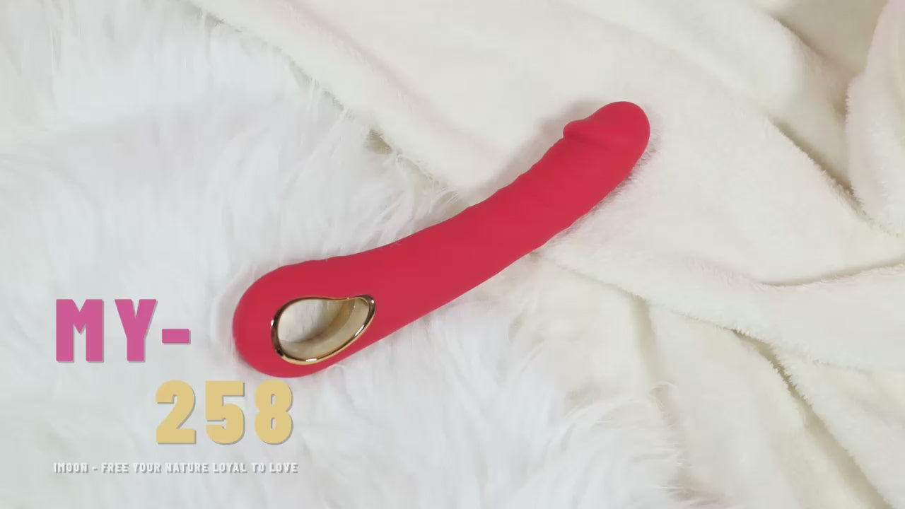 Heated Realistic Vibrator – 10 Modes, Fast Heating 38–42°C, Waterproof