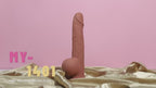 Remote Control Thrusting & Vibrating Realistic Dildo – 10 Modes, Suction Cup, Waterproof Silicone