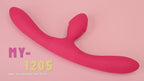 Dual-Stimulation Vibrator – 7 Modes, Remote Control, Waterproof, Soft Silicone