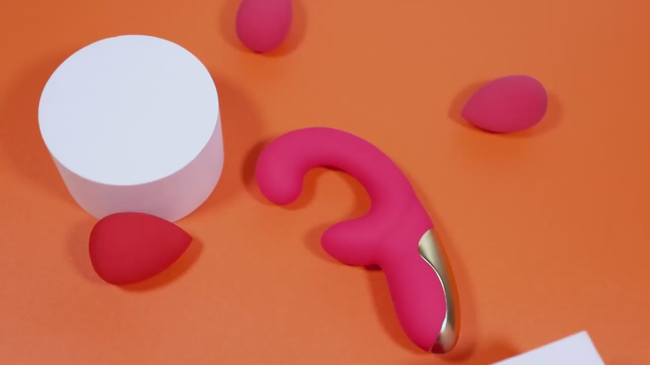 Luxury Dual Stimulation Vibrator – G-Spot & Clitoral, 10 Modes, Waterproof